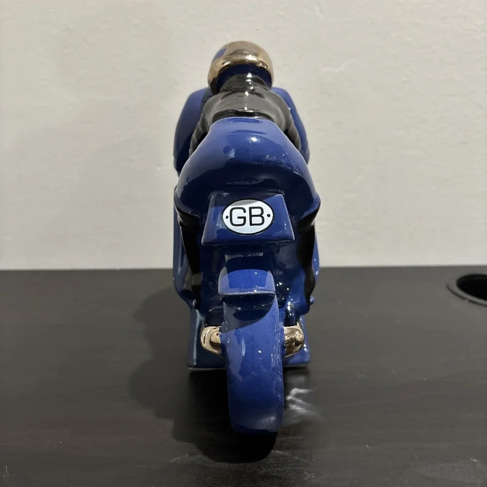 Vintage Richard Parrington Sportbike Motorcycle Novelty Teapot Made in England